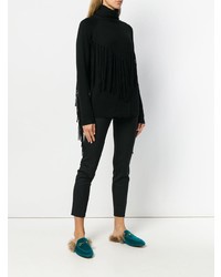 P.A.R.O.S.H. Fringed Roll Neck Sweater