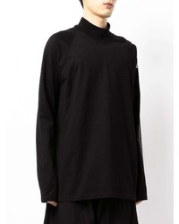 Julius Geometric Embroidery Long Sleeved T Shirt