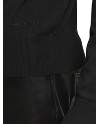 Givenchy Logo Embroidered Wool Knit Turtleneck