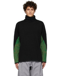Byborre Green Turtleneck Sweater