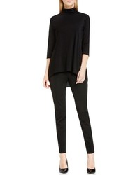 Vince Camuto Mixed Media Turtleneck