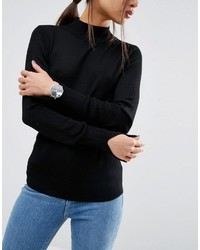 Asos Petite Petite Sweater With Turtleneck In Soft Yarn