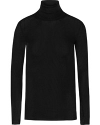 Gucci Ribbed Cashmere Turtleneck Sweater