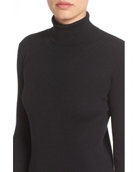 Vince Camuto Ribbed Cotton Turtleneck Sweater