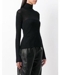 T by Alexander Wang Ribbed Turtleneck Top