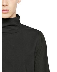 Rick Owens Stretch Wool Canvas And Cotton Jersey
