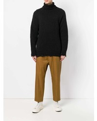 Maison Flaneur Ripped Turtleneck Sweater