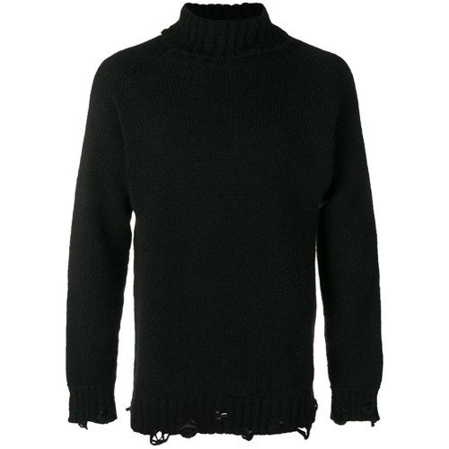 ripped turtleneck