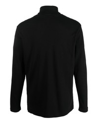 Closed Roll Neck Long Sleeved T Shirt