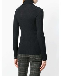 Peserico Roll Neck Ribbed Sweater