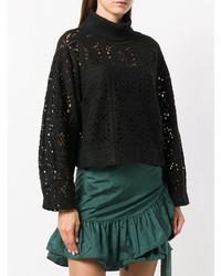 See by Chloe See By Chlo Perforated Turtleneck Sweater