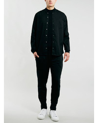 Topman Selected Homme Greaser Black Turtle Neck Sweater