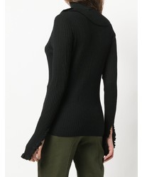 Chloé Turtle Neck Ruffle Sweater