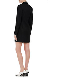 Stella McCartney Wool Blend Tuxedo Style Dress