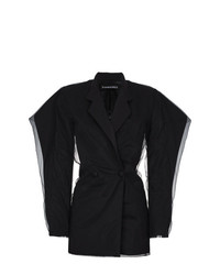 Y/Project Y Project Tulle And Wool Blazer Dress