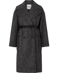 Kenzo Belted Tweed Coat