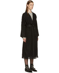 Isabel Marant Black Tweed Iban Coat