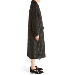 Simone Rocha Metallic Tweed Coat