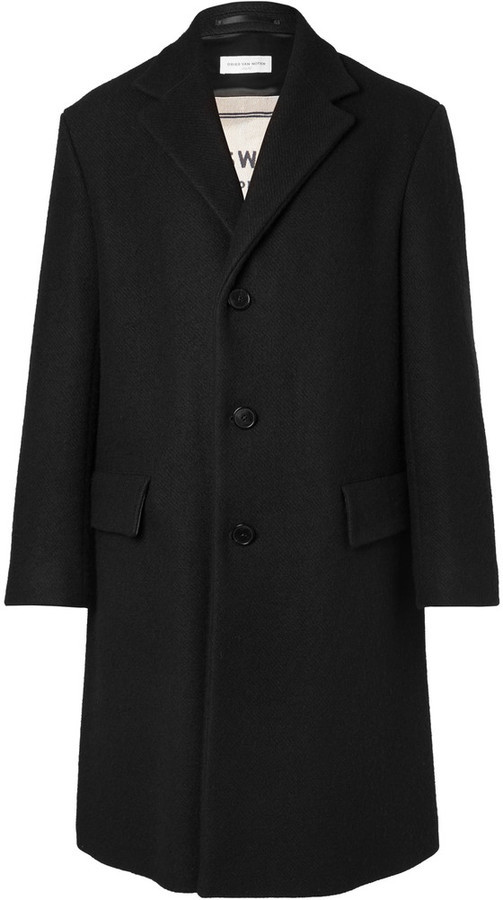 Dries Van Noten Wool Blend Coat, $1,825 | MR PORTER | Lookastic