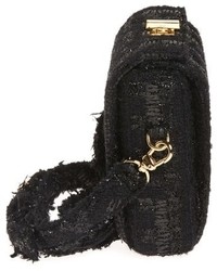 Simone Rocha Tweed Crossbody Bag Black