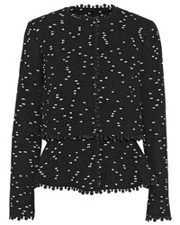 Oscar de la Renta Flecked Tweed Jacket
