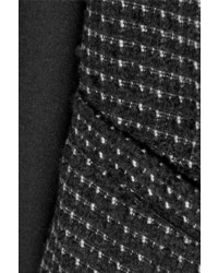 Theory Jacinth Leather Trimmed Tweed Blazer