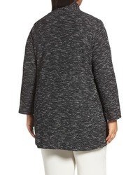Eileen Fisher Plus Size Tweedy Organic Cotton Blend Jacket