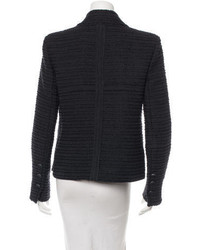 Chanel Striped Tweed Blazer