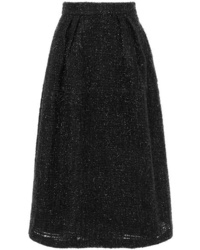 Co Metallic Tweed Midi Skirt