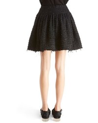 Simone Rocha Gathered Tweed Miniskirt