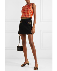 Gucci Med Cotton Blend Tweed Mini Skirt