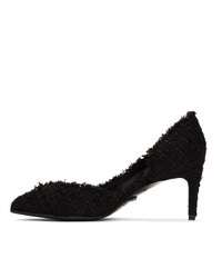 Balmain Black Tweed Julie 65 Heels