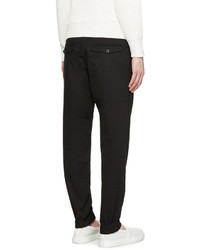 Tiger of Sweden Black Twill Rosedale Trousers