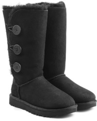 UGG Australia Bailey Button Triple Suede And Sheepskin Boots