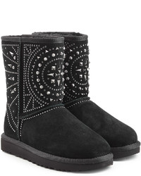 UGG Australia Fiore Deco Studs Embellished Suede Ankle Boots