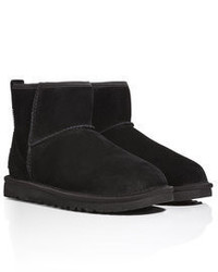 UGG Australia Suede Classic Mini Crystal Bow Boots