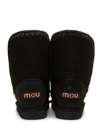 Mou Black 24 Mid Calf Boots