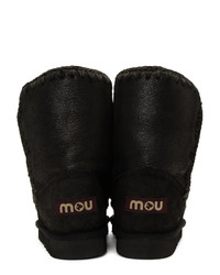 Mou Black 24 Mid Calf Boots