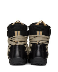 Rick Owens Black Moncler Edition Amber Boots