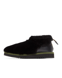Aries Black Suicoke Edition Ron Loafers