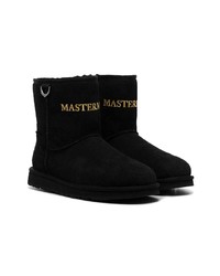 Mastermind Japan Black X Ugg Shearling Lined Suede Ankle Boots