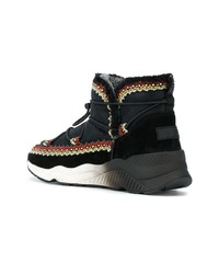 Ash Embroidered Boots