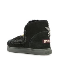 Mou Embroidered Snow Boots