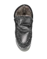 Mou Knitted Detail Sneaker Boots
