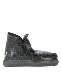 Mou Knitted Detail Sneaker Boots