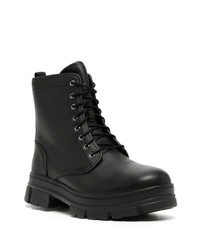UGG Lace Up Leather Ankle Boots