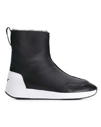 Ash Shearling Lined Boots