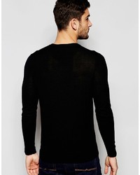 Esprit 100% Merino Wool V Neck Sweater