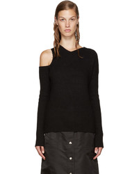 Nomia Black Asymmetric Sweater