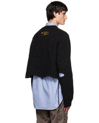 Doublet Black Magnet Attached Sweater